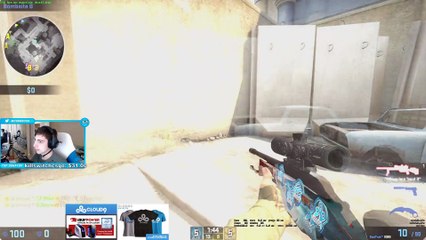 CSGO: Shroud triple wallbang