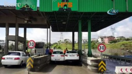 İnatçı sürücüler gişelerde sıkıştı