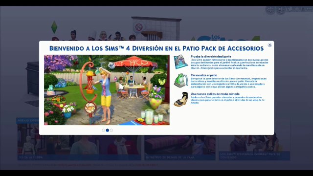 LOS SIMS 4 l DIVERSION EN EL PATIO PACK DE ACCESORIOS (REVIEW/OVERVIEW)