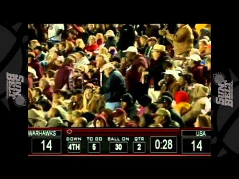 10/27/2012 South Alabama vs ULM Football Highlights