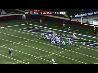 10/13/2012 Florida Atlantic vs Louisiana Monroe Football Highlights