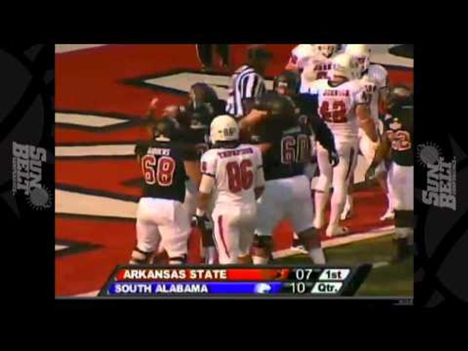 10/13/2012 South Alabama vs Arkansas State Football Highlights