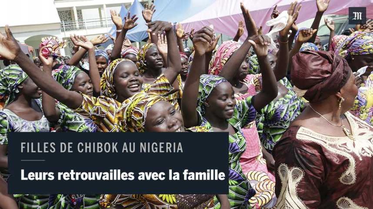 Les filles de Chibok retrouvent leurs parents