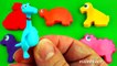 Learn Colors with PLAY DOH ANIMAL SHAP ds Maya the Bee Car