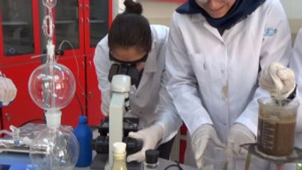 Siirtli Öğrenciler Bu Kez Bıttım Özünden Şampuan ve Krem Üretti