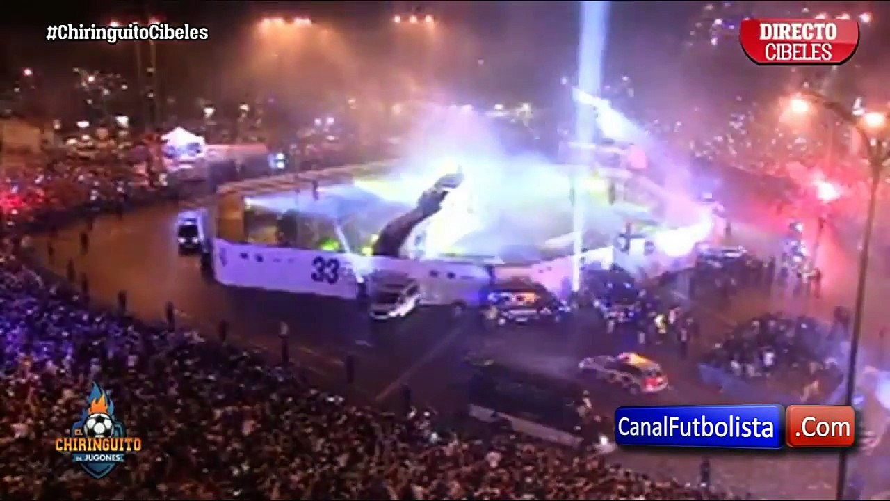 Celebración en Cibeles Real Madrid CAMPEÓN Liga 2017