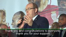 Prince Albert congratulates Monaco on Ligue 1 triumph