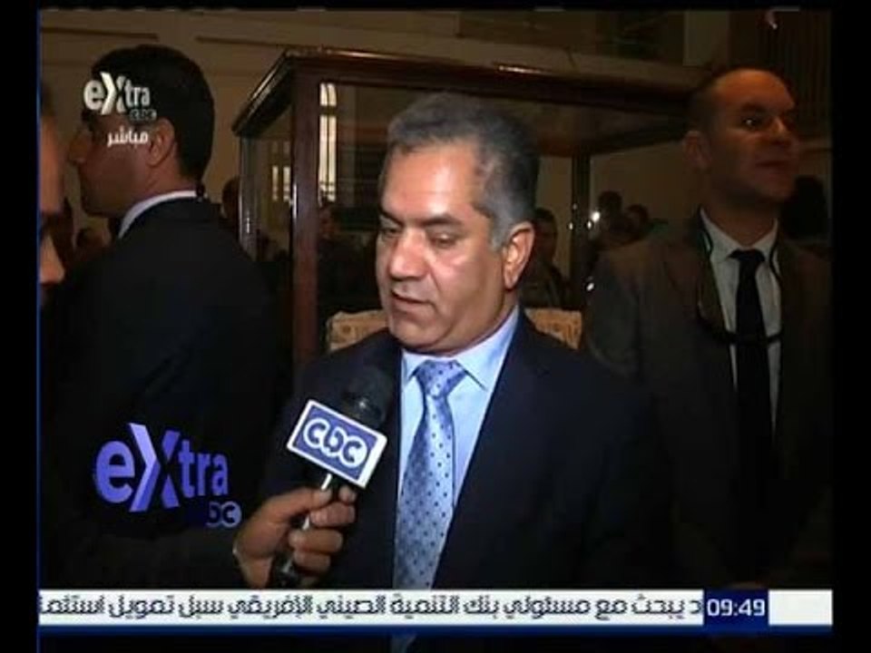 غرفة الأخبار | لقاء مع “وزير الاثار” بعد افتتاح المعرض المؤقت للأثار المستردة من الخارج