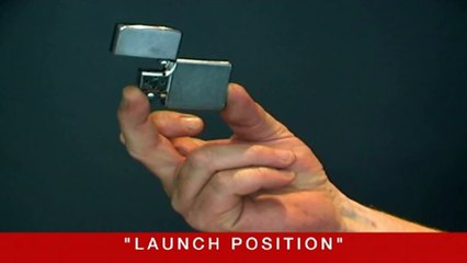 Zippo Трюки с зажигалкой. Firespin