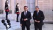 Emmanuel Macron a reçu Paolo Gentiloni à l'Elysée