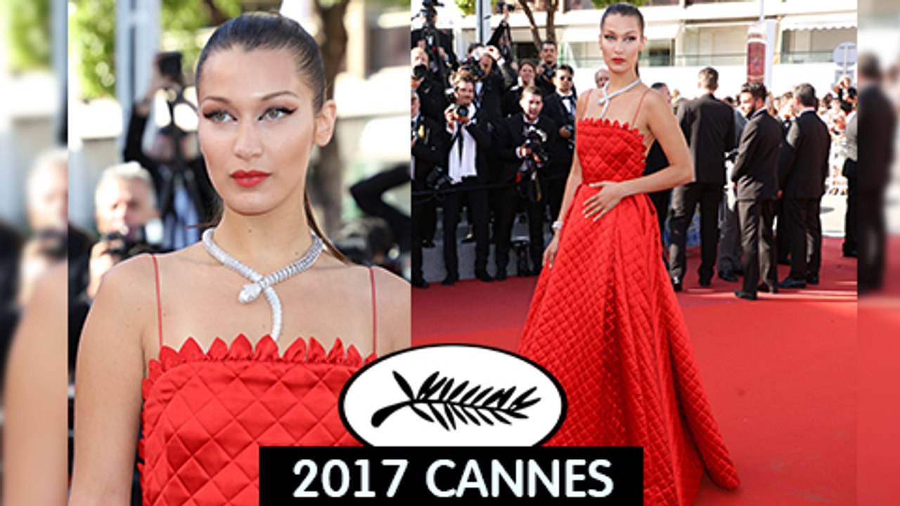 Bella Hadid Rocks Cannes Red Carpet Day 3 At 'O...
