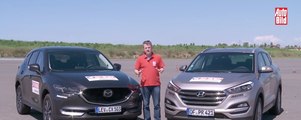 Comparativa en vídeo: Mazda CX-5 contra Hyundai Tucson