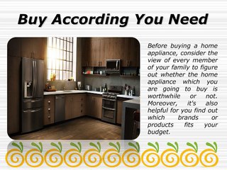 How to Buy the Right Home Appliance? | Zalmen Pollak