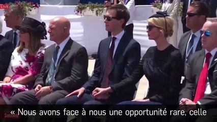 En Israël, Donald Trump évoque «une rare opportunité» pour la paix dans la région