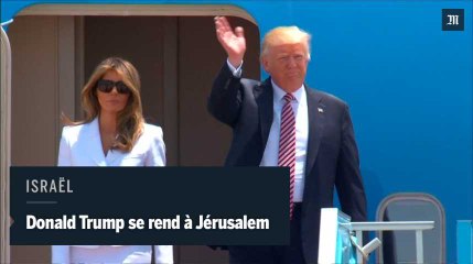 Donald est arrivé en Israël