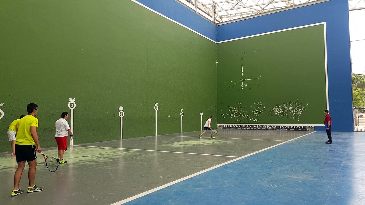 Frontenis honor Pinto vs Rivas 3ª partida ultimos tantos emocionantes set 1