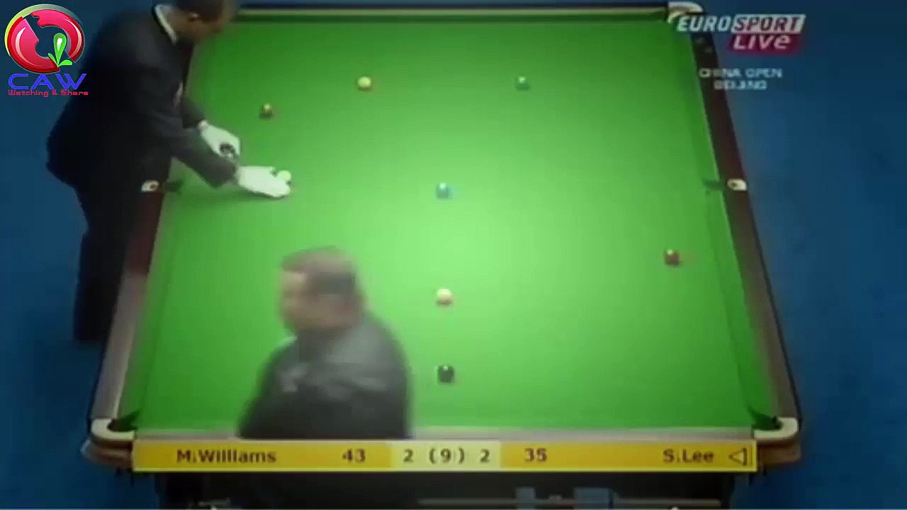 Snooker Trick Shots ' M. Wlliam vs S.Lee'