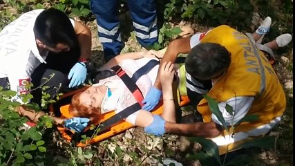 Rus Turist Bisikletle Kanala Düştü