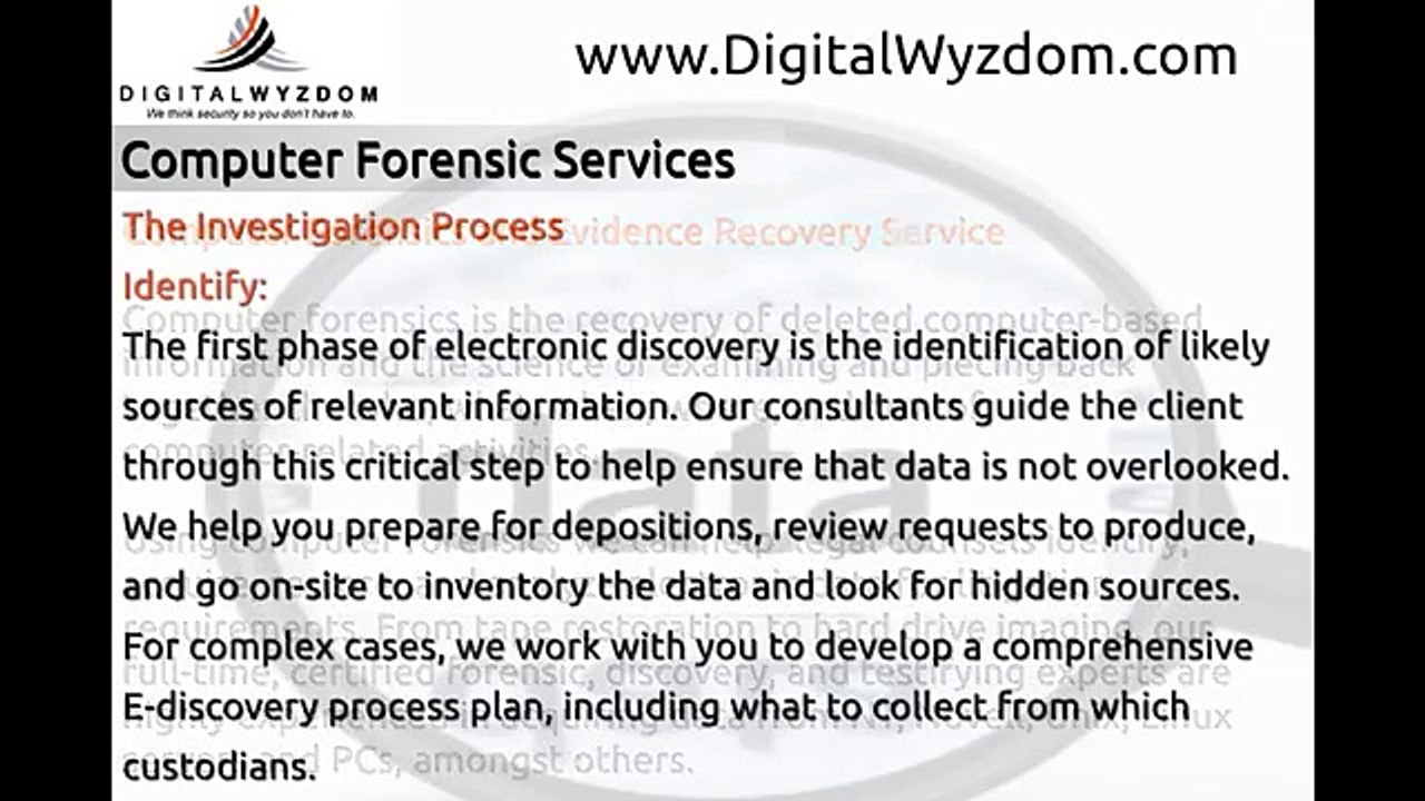 Computer Forensic Services