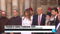Israel: US President Donald Trump visits the Church of the Holy Sepulchre