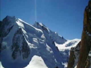 Déco aiguille du midi face Nord 07 octobre 2007