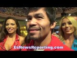 MANNY PACQUIAO SOAKS IN ALL THE SUPPORT -  EsNews Boxing