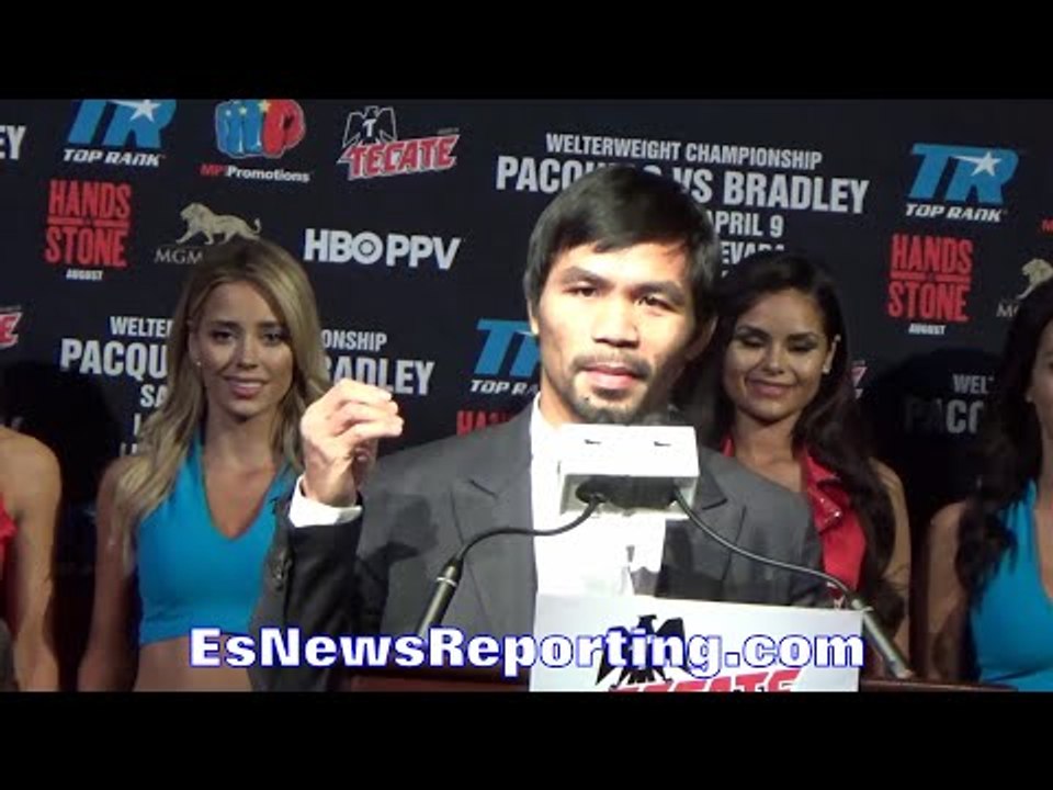PACQUIAO'S EMOTIONAL SPEECH: RECALLS HUMBLE START "SLEPT IN STREET, NO FOOD" WANTS 2 INSPIRE OTHERS