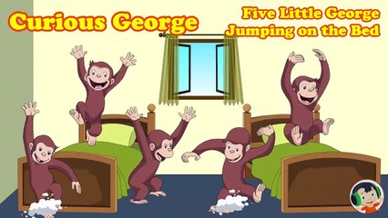 Five Little Monkeys George Jumping on the Bed - Kids Song - Nursery Rhymes-JIsLm
