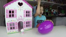 Big Purple Egg Surprises Golden Kinder Surprise Egg Toys HELLO KITTY DOLL HOUSE PLAYSET Frozen Anna-IlpQYv