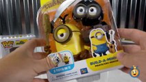 Minions Toys 2015 Build-A-Minion Pirate_Cro-Minion & FUNKO POP King Bob & Bored Silly Kevin-KnfXCp