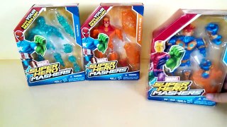 Marvel super hero mashers - Iceman, Marvel nova, Marvel Pyro, Toy for kids #SurpriseEggs4k-c8FqA