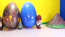 Giant DINOSAUR EGGS Surprise Toy Dinosaurs Jurassic World Toys, Volcano Egg, Dino Dig Videos-2HA