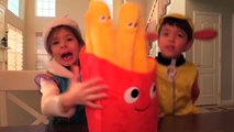 PAW PATROL Wishes For Giant McDonalds French Fries _ Kids Playing IRL Toys Paw Patrol Video-ZpjV