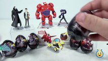 Disney Big Hero 6 Chocolate Surprise Eggs & Deluxe Figurine Playset with GoGo Tomago & Surprise Toys--Nlk