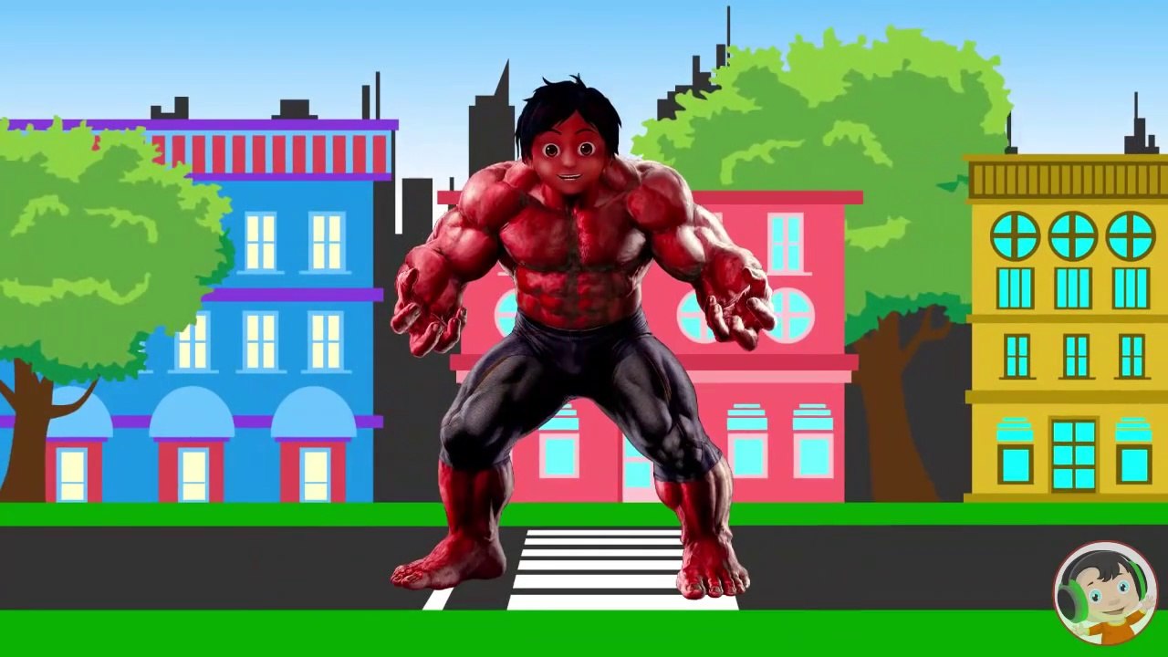 Shiva and Hulk VS Thor Avengers Finger Family Song - Learn Colors for Kids and Toddlers-oYsfG2XPc