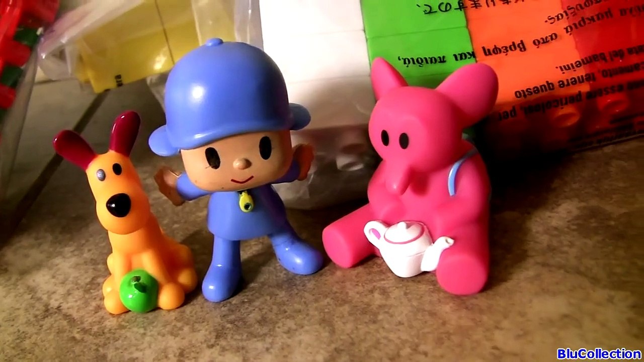 MegaBloks Pocoyo at the Zoo with Elly the Elephant - Parque Zoológico Juguete de Bloques-pcPO