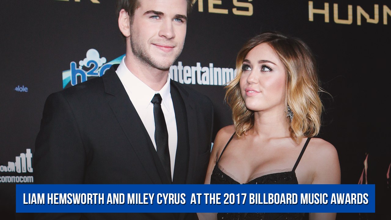 Liam Hemsworth Joins Miley Cyrus Backstage After Her "Malibu" Performance at the 2017 Billboard Music Awards