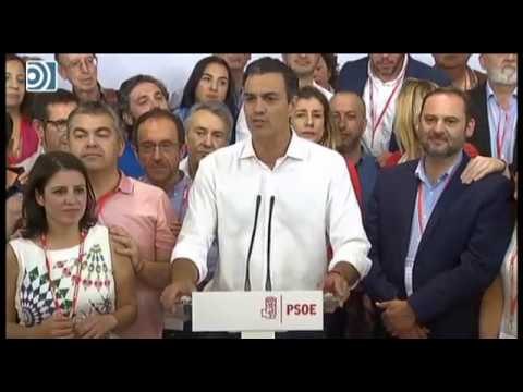 Pedro Sánchez gana las primarias del PSOE a Susana Díaz y Patxi López