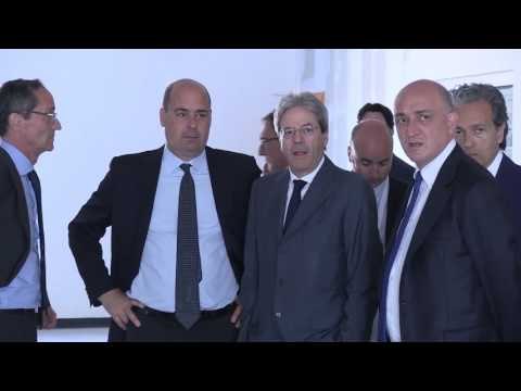 Ariccia (Roma) - Nuovo ospedale dei Castelli Romani, Gentiloni visita il cantiere (22.05.17)