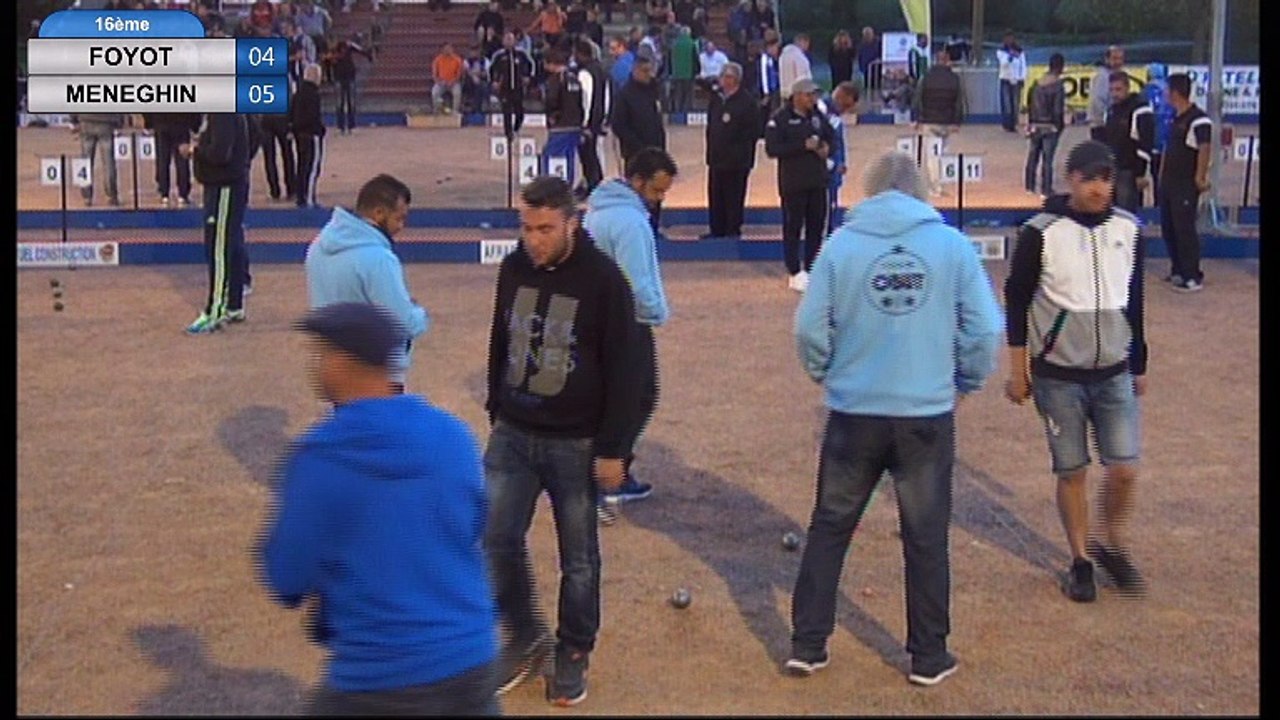 International à pétanque d'Andrézieux-Bouthéon 2017 : 16ème FOYOT vs MENEGHIN