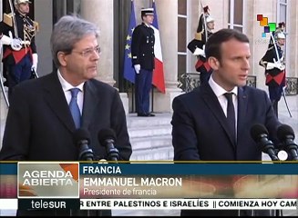 Francia e Italia buscan devolverle estabilidad a la Unión Europea