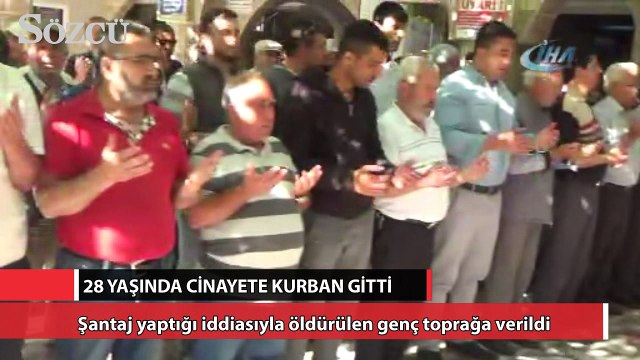 İzmir'de cinayete kurban giden genç defnedildi
