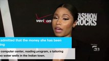 Nicki Minaj has been secretly sending money to Indian village for years