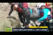 Cusco: turista mexicano muere al caer en abismo