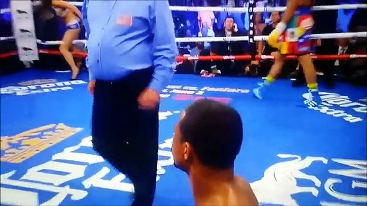 Golpe após final de round vale desclassificação... e tareia do tio do rival