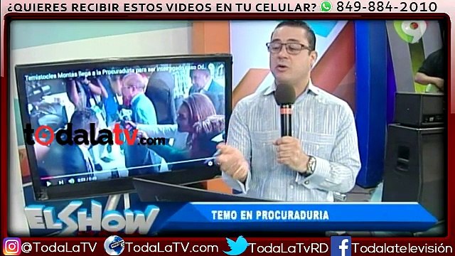 Declaraciones de Temístocles Montás sobre su visita a la Procuraduría-El Show Del Mediodía-Video