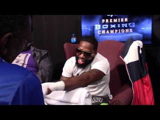 rau'shee warren with adrien broner all the way! EsNews Boxing
