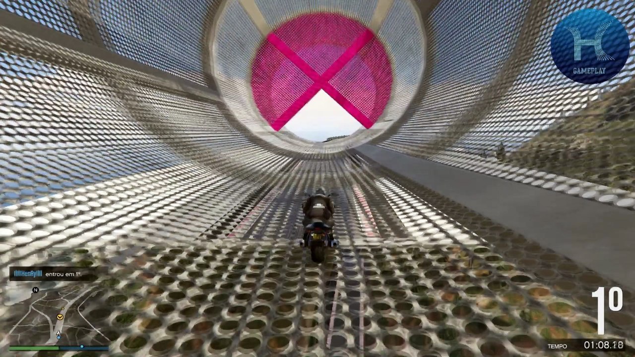 GTA V Online PC - Corrida Acrobática - Descida Montanhosa