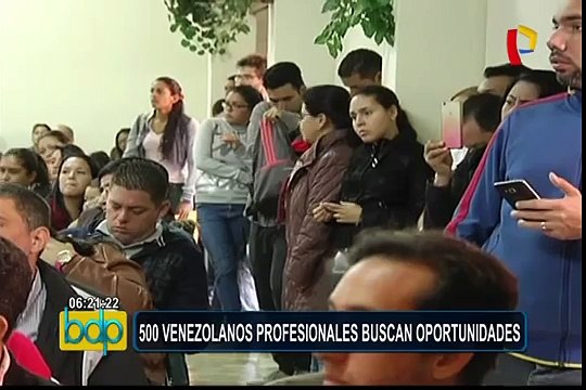 Cerca de 500 profesionales venezolanos buscan oportunidades de empleo en el Perú