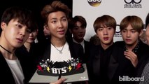 Backstage with BTS After Winning Their First Billboard Music Award | Billboard Music Awards 2017
